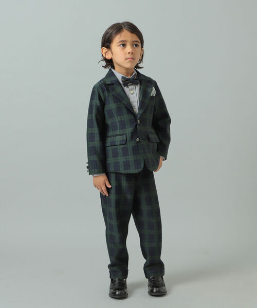 B:MING by BEAMS（ビーミングバイビームス）の「B:MING by BEAMS / CEREMONY ポンチ ロングパンツ（100~130cm）（スーツパンツ・キッズ・ネイビー/グレー系その他/ネイビー系・130/100/110/120）」の7枚目の写真