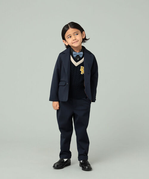 B:MING by BEAMS（ビーミングバイビームス）の「B:MING by BEAMS / CEREMONY ポンチ ロングパンツ（100~130cm）（スーツパンツ・キッズ・ネイビー/グレー系その他/ネイビー系・130/100/110/120）」の16枚目の写真