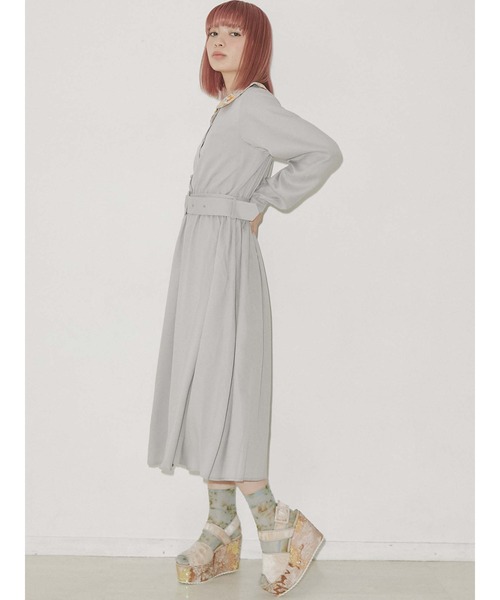 merry jenny(メリージェニー)の「flowerスカラップカラーワンピース(ワンピース・レディース・ピンク/グリーン/ライトブルー・FREE)」の7枚目の写真