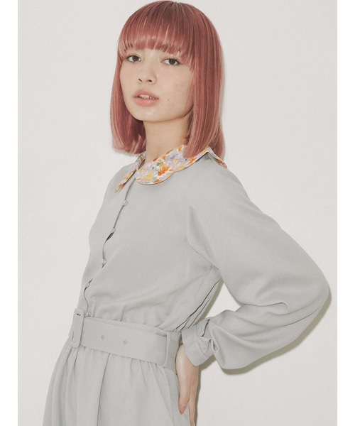 merry jenny(メリージェニー)の「flowerスカラップカラーワンピース(ワンピース・レディース・ピンク/グリーン/ライトブルー・FREE)」の11枚目の写真