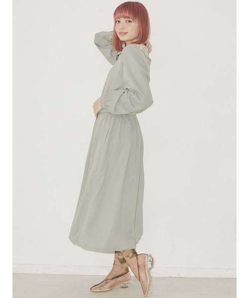 merry jenny(メリージェニー)の「flowerスカラップカラーワンピース(ワンピース・レディース・ピンク/グリーン/ライトブルー・FREE)」の14枚目の写真