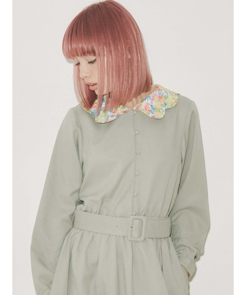 merry jenny(メリージェニー)の「flowerスカラップカラーワンピース(ワンピース・レディース・ピンク/グリーン/ライトブルー・FREE)」の18枚目の写真