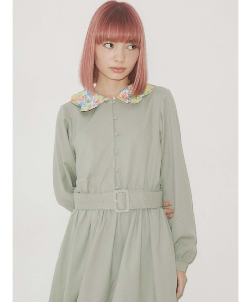 merry jenny(メリージェニー)の「flowerスカラップカラーワンピース(ワンピース・レディース・ピンク/グリーン/ライトブルー・FREE)」の20枚目の写真