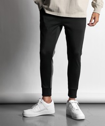 The DUFFER of ST.GEORGE | 2COLOR/2MATERIAL EAZY JOGGER PANTS：2トーン切替え イージージョガーパンツ(スウェットパンツ)