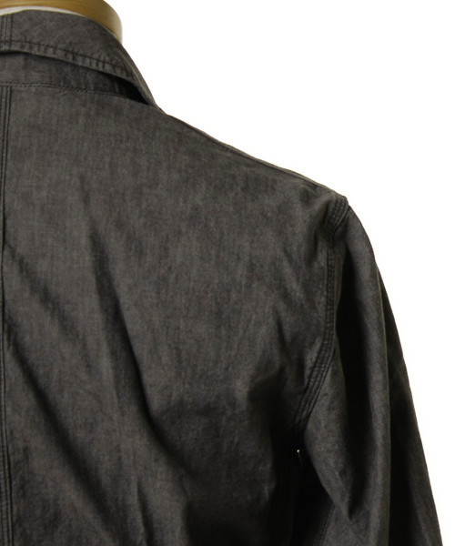 UNUSED（アンユーズド）の「シャンブレーガウン（その他アウター・メンズ・グレー・2）」の5枚目の写真