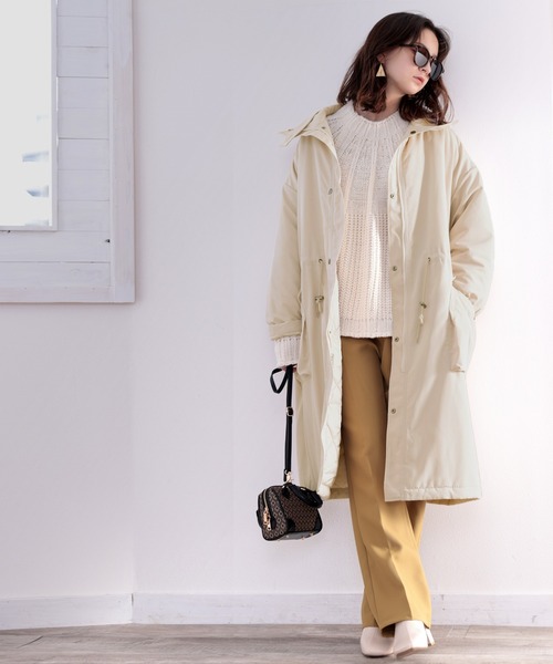 classicalelf（クラシカルエルフ）の「暖か万能！2wayリバーシブルモッズコート（モッズコート・メンズ・ブラック/アイボリー/カーキ・LARGE/MEDIUM/X-LARGE）」の11枚目の写真