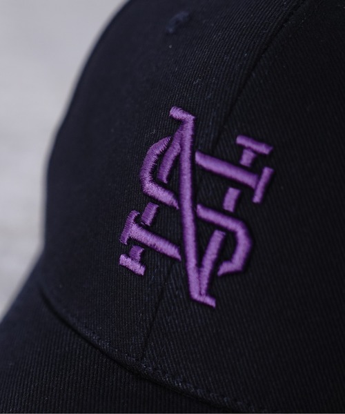 fuv.（ファブ）の「fuv - "snakes" team logo cap  made in INTER FACTORY（キャップ・メンズ・ブラック/パープル・FREE）」の17枚目の写真