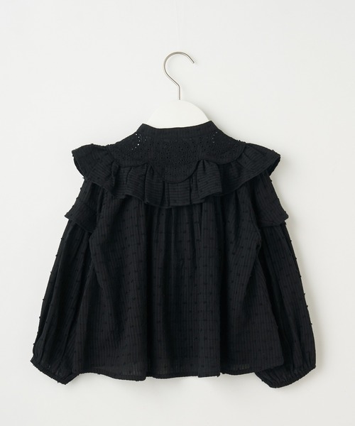 CIAOPANIC TYPY（チャオパニックティピー）の「【KIDS】indiaレースブラウス（シャツ/ブラウス・キッズ・ブラック/ホワイト・SMALL/MEDIUM/LARGE/X-LARGE/XX-LARGE）」の4枚目の写真