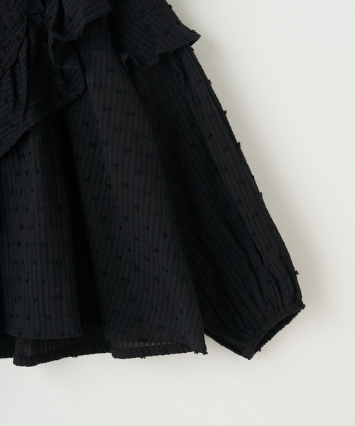 CIAOPANIC TYPY（チャオパニックティピー）の「【KIDS】indiaレースブラウス（シャツ/ブラウス・キッズ・ブラック/ホワイト・SMALL/MEDIUM/LARGE/X-LARGE/XX-LARGE）」の6枚目の写真