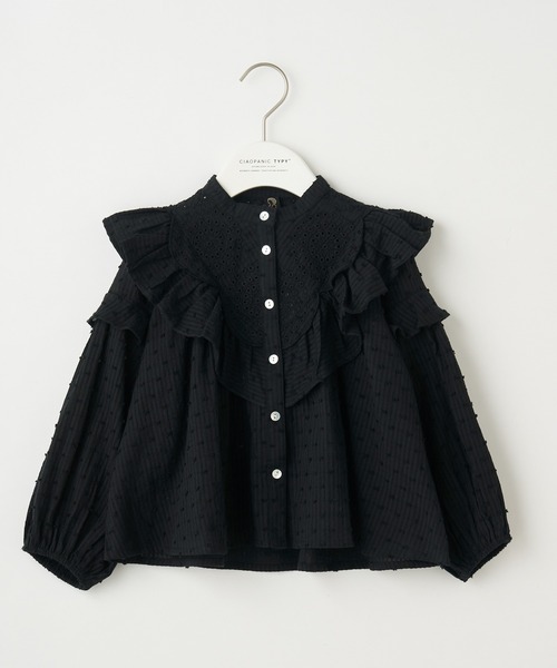 CIAOPANIC TYPY（チャオパニックティピー）の「【KIDS】indiaレースブラウス（シャツ/ブラウス・キッズ・ブラック/ホワイト・SMALL/MEDIUM/LARGE/X-LARGE/XX-LARGE）」の11枚目の写真