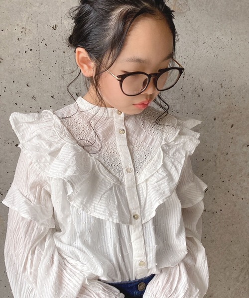 CIAOPANIC TYPY（チャオパニックティピー）の「【KIDS】indiaレースブラウス（シャツ/ブラウス・キッズ・ブラック/ホワイト・SMALL/MEDIUM/LARGE/X-LARGE/XX-LARGE）」の18枚目の写真