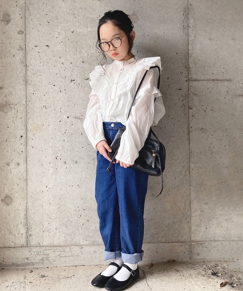 CIAOPANIC TYPY（チャオパニックティピー）の「【KIDS】indiaレースブラウス（シャツ/ブラウス・キッズ・ブラック/ホワイト・SMALL/MEDIUM/LARGE/X-LARGE/XX-LARGE）」の19枚目の写真