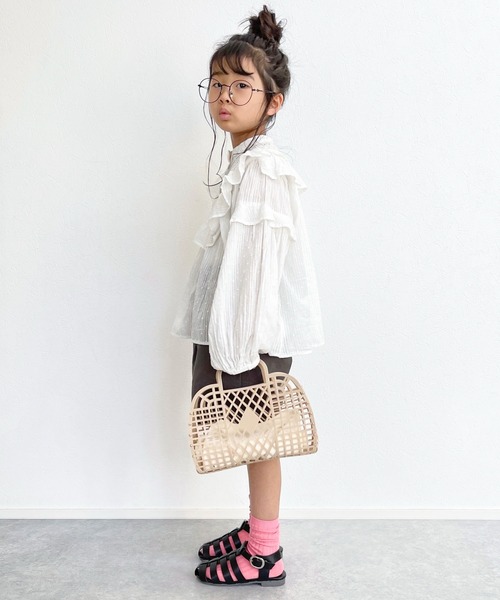 CIAOPANIC TYPY（チャオパニックティピー）の「【KIDS】indiaレースブラウス（シャツ/ブラウス・キッズ・ブラック/ホワイト・SMALL/MEDIUM/LARGE/X-LARGE/XX-LARGE）」の17枚目の写真