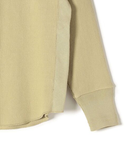 SHIPS Days(シップスデイズ)の「SHIPS Days:ジャージーリブクルーネックプルオーバー(Tシャツ/カットソー・レディース・オフホワイト/ブラック/イエロー系その他・ONE SIZE)」の6枚目の写真