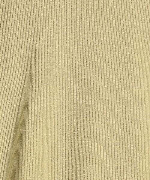 SHIPS Days(シップスデイズ)の「SHIPS Days:ジャージーリブクルーネックプルオーバー(Tシャツ/カットソー・レディース・オフホワイト/ブラック/イエロー系その他・ONE SIZE)」の7枚目の写真