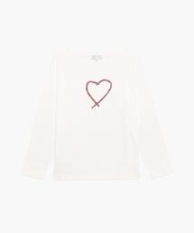 agnes b.（アニエスベー）の「SAE0 TS サラエボハート コットンロングTシャツ（Tシャツ/カットソー）」