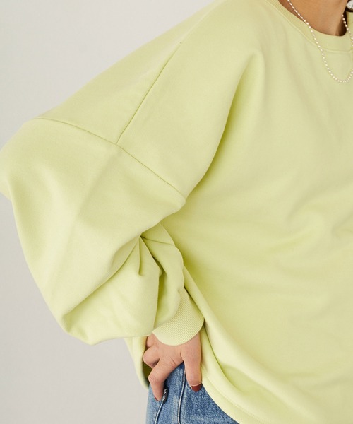 179/WG（イチナナキュウダブルジー）の「オーバースウェットプル（その他トップス・レディース・オフホワイト/イエロー/グリーン・FREE）」の13枚目の写真