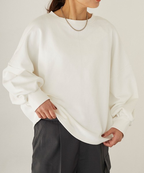 179/WG（イチナナキュウダブルジー）の「オーバースウェットプル（その他トップス・レディース・オフホワイト/イエロー/グリーン・FREE）」の11枚目の写真