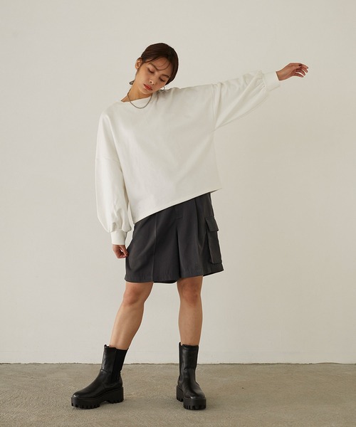 179/WG（イチナナキュウダブルジー）の「オーバースウェットプル（その他トップス・レディース・オフホワイト/イエロー/グリーン・FREE）」の10枚目の写真