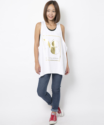 XG タンクトップ X-girl（エックスガール）の「XG LOGO BIG TANK TOP（タンク