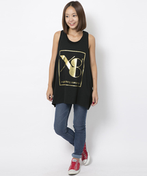 XG タンクトップ X-girl（エックスガール）の「XG LOGO BIG TANK TOP（タンク