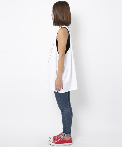 XG タンクトップ X-girl（エックスガール）の「XG LOGO BIG TANK TOP（タンク