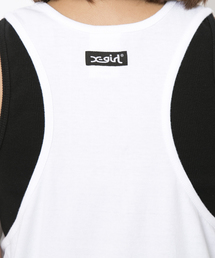 XG タンクトップ X-girl（エックスガール）の「XG LOGO BIG TANK TOP（タンク