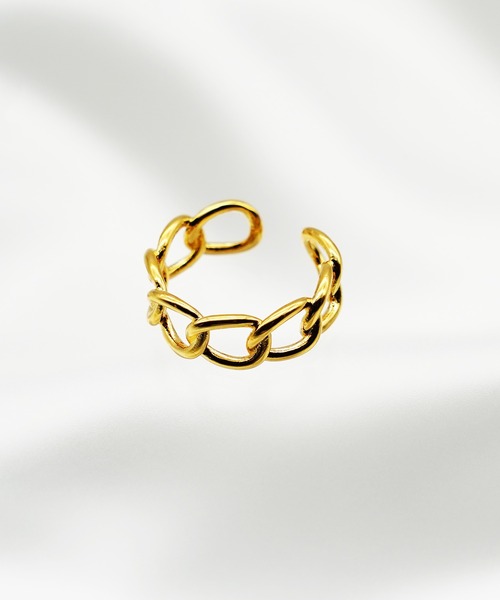 SIGNAL（シグナル）の「【SIGNAL/シグナル】CHAIN RING / チェーンリング（リング・レディース・シルバー/ゴールド・#11）」の11枚目の写真