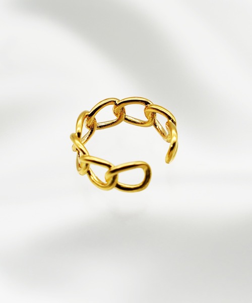 SIGNAL（シグナル）の「【SIGNAL/シグナル】CHAIN RING / チェーンリング（リング・レディース・シルバー/ゴールド・#11）」の10枚目の写真