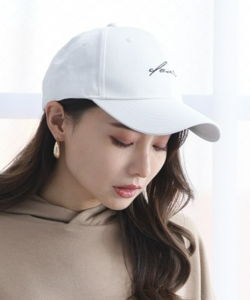 clear（クリア）の「clearロゴキャップ≪2022SS新作≫（キャップ・レディース・ホワイト/ブラック/ベージュ・F）」の2枚目の写真