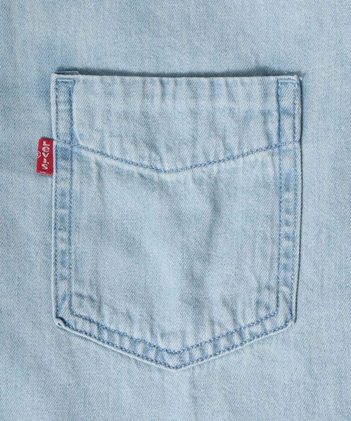 Levi's(リーバイス)の「Levi's /リーバイス CLASSIC ONE POCKET STANDARD デニム ワーク半袖シャツ(シャツ/ブラウス・メンズ・ライトブルー・S/M/L)」の7枚目の写真