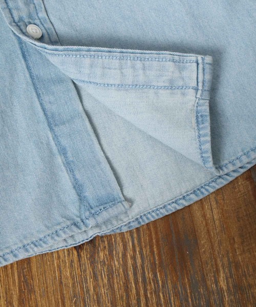 Levi's(リーバイス)の「Levi's /リーバイス CLASSIC ONE POCKET STANDARD デニム ワーク半袖シャツ(シャツ/ブラウス・メンズ・ライトブルー・S/M/L)」の10枚目の写真