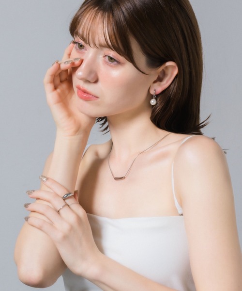 muku（ムク）の「金属アレルギー対応 モチーフネックレス/サージカルステンレス/316L（ネックレス・レディース・シルバー/ゴールド・45/39/52）」の10枚目の写真