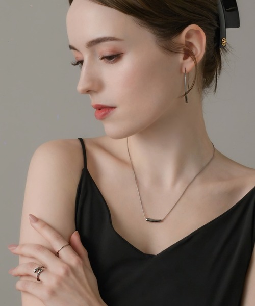 muku（ムク）の「金属アレルギー対応 モチーフネックレス/サージカルステンレス/316L（ネックレス・レディース・シルバー/ゴールド・45/39/52）」の11枚目の写真