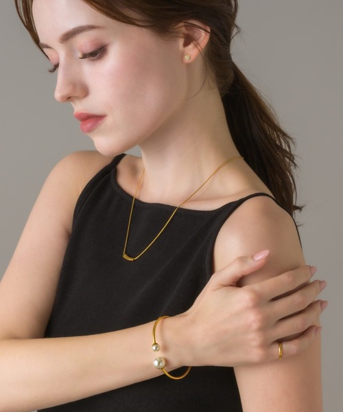 muku（ムク）の「金属アレルギー対応 モチーフネックレス/サージカルステンレス/316L（ネックレス・レディース・シルバー/ゴールド・45/39/52）」の12枚目の写真