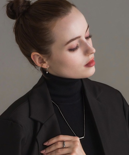 muku（ムク）の「金属アレルギー対応 モチーフネックレス/サージカルステンレス/316L（ネックレス・レディース・シルバー/ゴールド・45/39/52）」の13枚目の写真