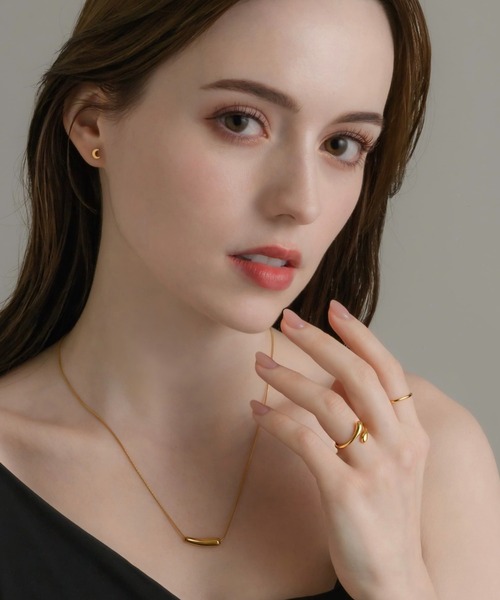 muku（ムク）の「金属アレルギー対応 モチーフネックレス/サージカルステンレス/316L（ネックレス・レディース・シルバー/ゴールド・45/39/52）」の14枚目の写真