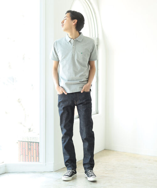 BEAMS(ビームス)の「BEAMS / ワンポイント ポロシャツ(ポロシャツ・メンズ・ホワイト/グレー系その他/ネイビー・SMALL/MEDIUM/LARGE/X-LARGE)」の4枚目の写真