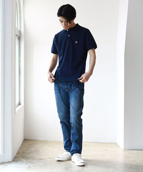 BEAMS(ビームス)の「BEAMS / ワンポイント ポロシャツ(ポロシャツ・メンズ・ホワイト/グレー系その他/ネイビー・SMALL/MEDIUM/LARGE/X-LARGE)」の15枚目の写真