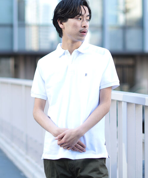 BEAMS(ビームス)の「BEAMS / ワンポイント ポロシャツ(ポロシャツ・メンズ・ホワイト/グレー系その他/ネイビー・SMALL/MEDIUM/LARGE/X-LARGE)」の8枚目の写真