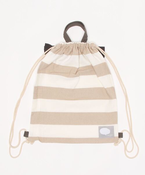 DONOBAN（ドノバン）の「◇キッズ◇ガールズリボン付きナップサック（エコバッグ/サブバッグ・キッズ・ラベンダー/ピンク/ミント/ベージュ・ONESIZE）」の10枚目の写真