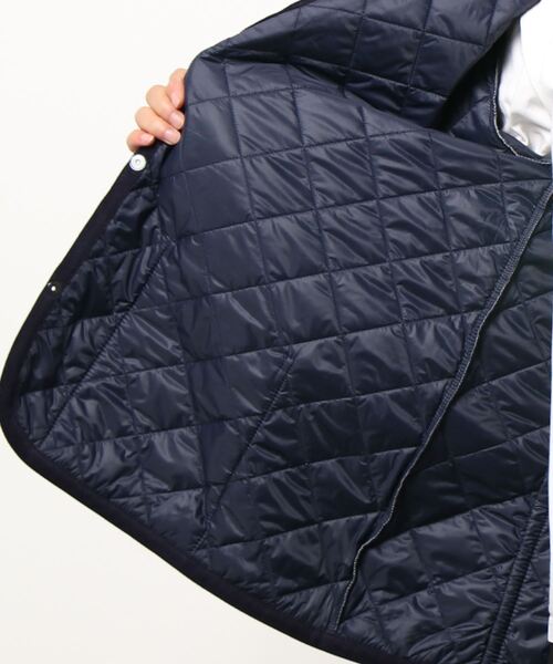 Auchincoal（オーケンコール）の「【Auchincoal/オーケンコール】スタンダードキルティングジャケット（ステンカラーコート・メンズ・ネイビー・38/36/42/40）」の20枚目の写真