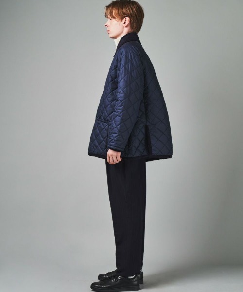 Auchincoal（オーケンコール）の「【Auchincoal/オーケンコール】スタンダードキルティングジャケット（ステンカラーコート・メンズ・ネイビー・38/36/42/40）」の7枚目の写真