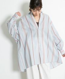 KBF | マルチストライプBIGBIGシャツ(シャツ/ブラウス)