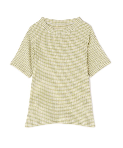 N.(N. Natural Beauty Basic)(エヌエヌナチュラルビューティーベーシック)の「◆ギンガムチェックTシャツ(Tシャツ/カットソー・レディース・ブラック系その他/グリーン系その他・MEDIUM)」の12枚目の写真