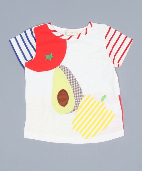 baby cheer（ベイビーチアー）の「ベジタブルTシャツ（Tシャツ/カットソー・キッズ・オフホワイト・90cm/80ｃｍ/120cm/100cm/110cm）」の7枚目の写真