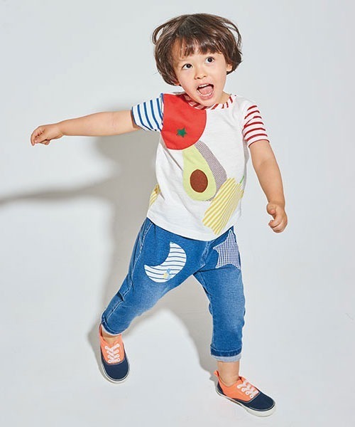 baby cheer（ベイビーチアー）の「ベジタブルTシャツ（Tシャツ/カットソー・キッズ・オフホワイト・90cm/80ｃｍ/120cm/100cm/110cm）」の6枚目の写真