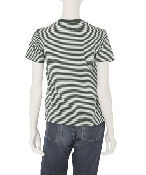 Ungrid（アングリッド）の「【WEB限定】コンパクトボーダーTee（Tシャツ/カットソー・レディース・ブラウン/レッド/ピンク/イエロー/ブルー/グリーン・FREE）」の18枚目の写真