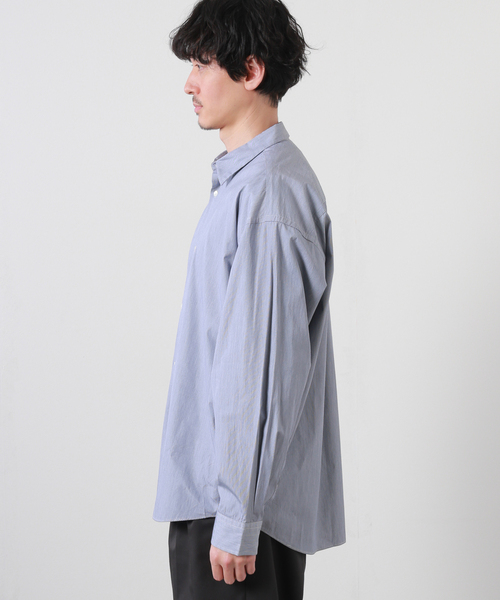 JOURNAL STANDARD(ジャーナルスタンダード)の「フィルロワ ハケメレギュラーシャツ(シャツ/ブラウス・メンズ・ネイビー/サックスブルー/ブルー・MEDIUM/LARGE)」の6枚目の写真
