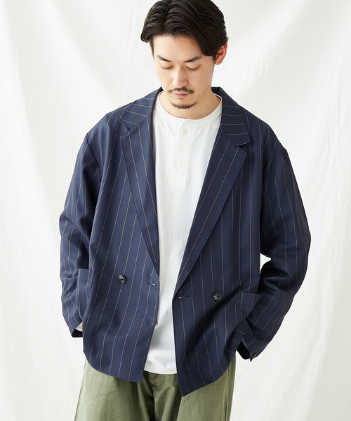 セール】【DADS】“ストライプWジャケット+ストライプパンツの2点